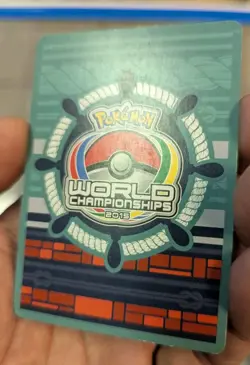 2015 POKEMON WORLD CHAMPIONSHIPS PRIMAL GROUDON EX 86/160 USED CARD - Image 4