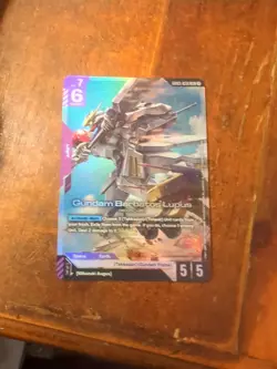 Gundam Barbatos Lupus LR GD03-050 Steel Requiem Gundam Card Game NM - Image 1