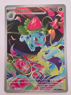 Pokemon Ivysaur 134/132 Mega Evolution Illustration Rare card - Image 1
