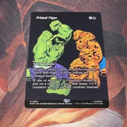 Primal Vigor X1 Mtg Marvel Super Heroes Nm Borderless - Image 1