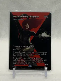 Widow Making Infiltrator #63 -Marvel Universe Eternal-Legal (MAR) Borderless MTG - Image 1