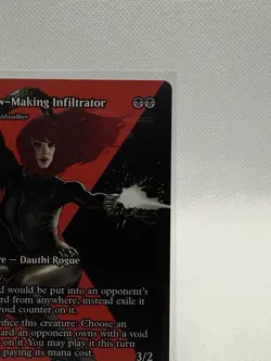 Widow Making Infiltrator #63 -Marvel Universe Eternal-Legal (MAR) Borderless MTG - Image 2