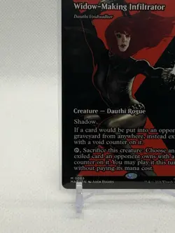 Widow Making Infiltrator #63 -Marvel Universe Eternal-Legal (MAR) Borderless MTG - Image 4