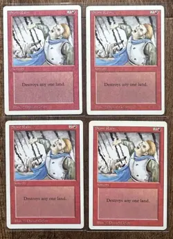 4x Stone Rain - Revised - Magic The Gathering MTG - Image 1