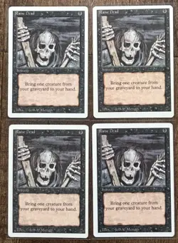 4x Raise Dead - Revised - Magic The Gathering MTG - Image 1