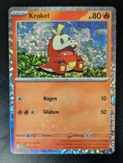 POKEMON 2023 McDonalds Promo 002/015 Krokel HOLO Deutsch EX - Image 1