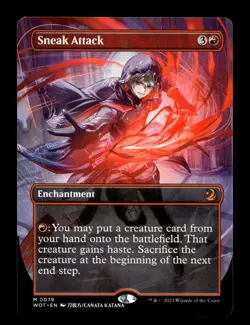 Sneak Attack (Anime Borderless) 79 M Wilds of Eldraine: Enchanting Tales - Image 1