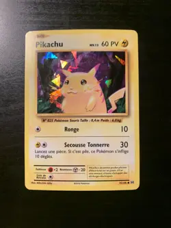 Carte Pokemon : Pikachu 35/108 Holo XY Evolutions Francaise - Image 1