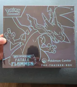 Pokemon Fatale Flammen Pokemon Center Top Trainer Box / TTB | NEU & OVP - Image 1