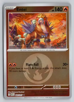 ENTEI (ENERGY SYMBOL PATTERN) 025/217 ASCENDED HEROES POKEMON REVERSE HOLO NM - Image 1