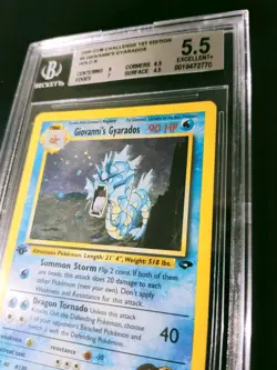 Pokemon Giovanni's Gyarados 1st Edition Holo Gym 5/132 BGS No Shining Goldstar - Image 3