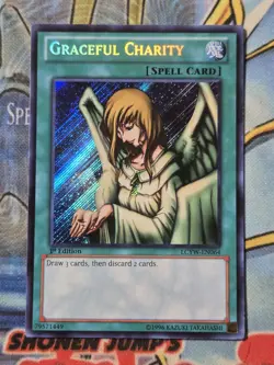 Yugioh Graceful Charity LCYW-EN064 1st Secret Rare NM - Image 1