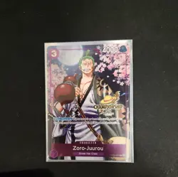 2025 ONE PIECE OP05 067 CHAMPIONSHIP CS 25-26 EVENT PACK ZORO JUUROU - Image 1