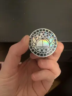 Detective Pikachu Silver Pokemon TCG Flipping Coin - Image 2