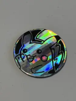 Pokemon silver waving pikachu coin Limited Edition Pokemon Tcg Accessories - Image 1