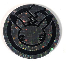 Pokemon TCG Celebrations 25th Anniversary Pikachu Jumbo Silver Game Token Coin - Image 1