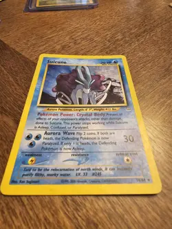 Pokemon Card Neo Revelation Suicune 14/64 Rare Unlimited Holo - Image 1