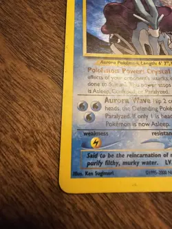 Pokemon Card Neo Revelation Suicune 14/64 Rare Unlimited Holo - Image 2