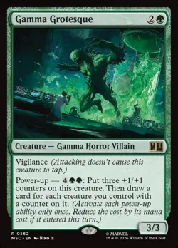 Gamma Grotesque Marvel Super Heroes Commander #562 Magic TCG - Image 1