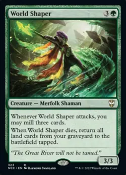 MTG World Shaper, NM-Mint, English Commander: Streets of New Capenna - Image 1