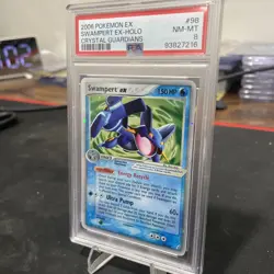 Swampert ex Crystal Guardians 98/100 Holo Ultra Rare PSA 8 (2006) - Image 2