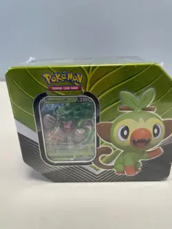 One Sealed Pokemon TCG 2020 Galar Partners Tin - Featuring Rillaboom V - Image 1