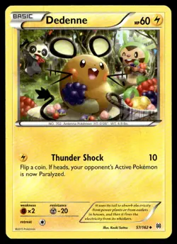 Dedenne XY - BREAKthrough Uncommon 57/162 2015 Pokemon TCG - Image 1