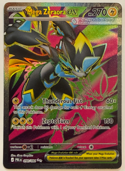 Pokemon TCG Mega Zeraora ex #98 Ultra Rare Full Art Holo 2026 Pitch Black NM - Image 2