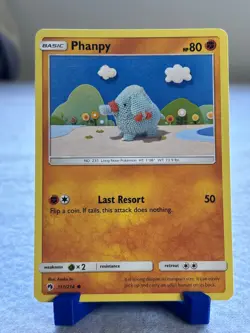 Phanpy 111/214 Common Lost Thunder Pokemon Near Mint - Image 1