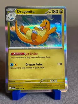 Dragonite 149/165 Rare 151 Pokemon Holo Near Mint - Image 1