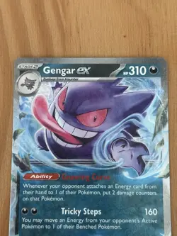 Pokemon TCG Gengar ex 104/162 SV05 Temporal Forces Holo Double Rare EN Near Mint - Image 2