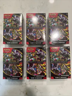Pokemon Pitch Black Booster Bundle Lot (6 Bundles) Sealed English TCG - Image 1