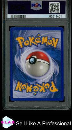 AQUANA-REVERSE FOIL GERMAN POKEMON SKYRIDGE 2003 33 PSA 8 - Image 2