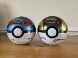2x Pokemon TCG Pokeball Tin Great Ball & Ultra Ball B25. Brand New and Sealed - Image 1