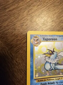 Wizards Vaporeon 12/64 Jungle Holo Rare Unlimited English 1999 80HP - Image 5