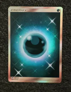 Pokemon TCG Holo Darkness Energy 168/147 SM03 Gold Secret Rare Raw Unplayed Mint - Image 1