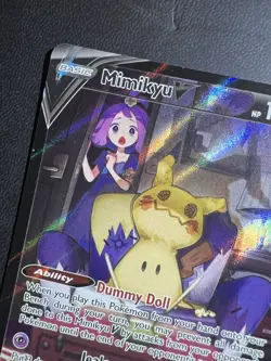 Mimikyu V TG16/TG30 Holo V Rare Brilliant Stars Trainer Gallery Pokemon Holo - Image 2