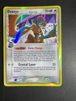 Deoxys #5/110 DAMAGED [Holo] (Delta Species) Pokemon Holon Phantoms - Image 1