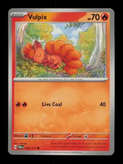 Vulpix 026/167 Twilight Masquerade Pokemon - Image 1