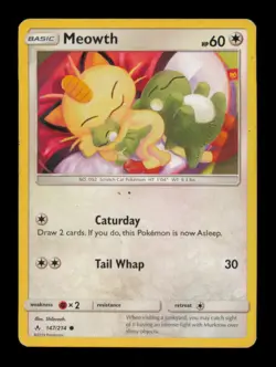 Meowth 147/214 Unbroken Bonds Pokemon - Image 1