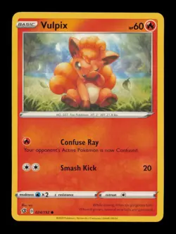 Vulpix 024/192 Rebel Clash Pokemon - Image 1