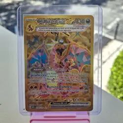 Pokemon TCG Charizard ex 228/197 SV03 Obsidian Flames Hyper Rare Holo - Image 1