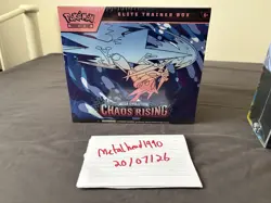 Pokemon Chaos Rising ETB Bundle SEALED - Image 2