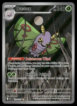 Dustox 220/217 Illustration Rare Ascended Heroes Pokemon Holo NM/M - Image 1
