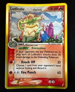 The Pokemon Company Ludicolo 6/100 Crystal Guardians Reverse Holo 100 HP EN - Image 1