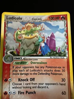 The Pokemon Company Ludicolo 6/100 Crystal Guardians Reverse Holo 100 HP EN - Image 2