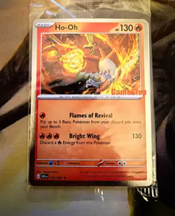 Pokemon TCG Ho-Oh 010/086 GameStop Promo Holo sealed English - Image 1
