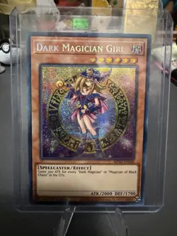 Konami Yu-Gi-Oh! TCG Dark Magician Girl Prismatic Secret Rare 1st MP22-EN268 - Image 1
