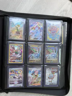 Pokemon Cards 110+ Card Binder Bundle - Full Arts, EX, Vintage - All NM - Image 1