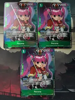 Perona (Illustration Box Vol.4) OP09-034 One Piece Promotion Cards Foil [x3] - Image 1